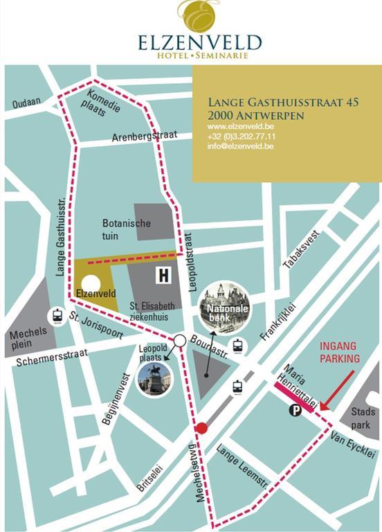 Hotel Elzenveld Antwerpen Eksteriør bilde